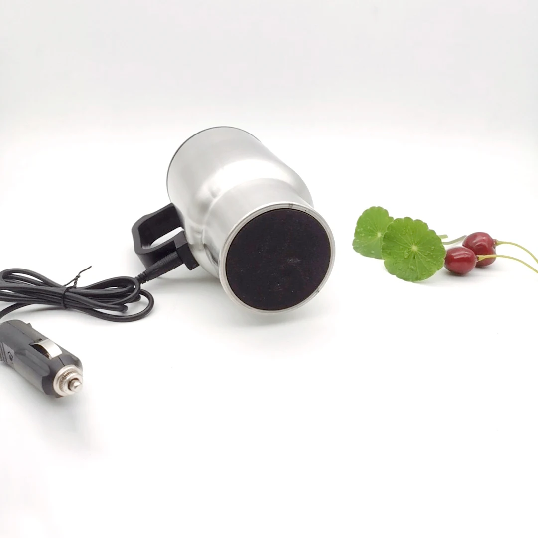Stainless Steel Car Accessories Dc 12v Electric Heating Car Cup Auto