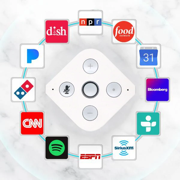 Integratable Docking Amazon alexa plus with zigbee gateway control smart home - ANKUX.COM