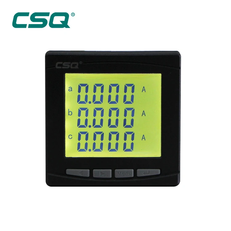 LCD display 3 phase Digital Panel Multi-function Power Meter with RS485 communication generator wholesale