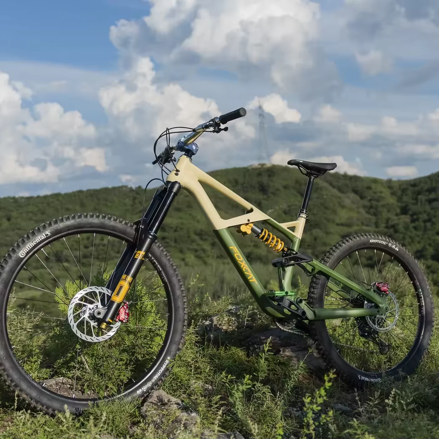 2025 FOXCAT Soft-Tail Frame Set - Full-Suspension Mountain Bike