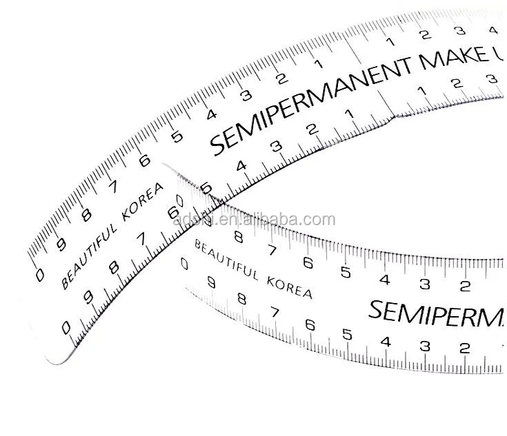 disposable permanent makeup plastic eyebrow ruler tattoo cosmetic shaping sticker buy eyebrow ruler measure eyebrow permanent makeup product on alibaba com