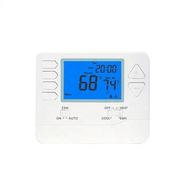 Hot Sale 24v Programmable Indoor Thermostat Air Conditioner Heating ...