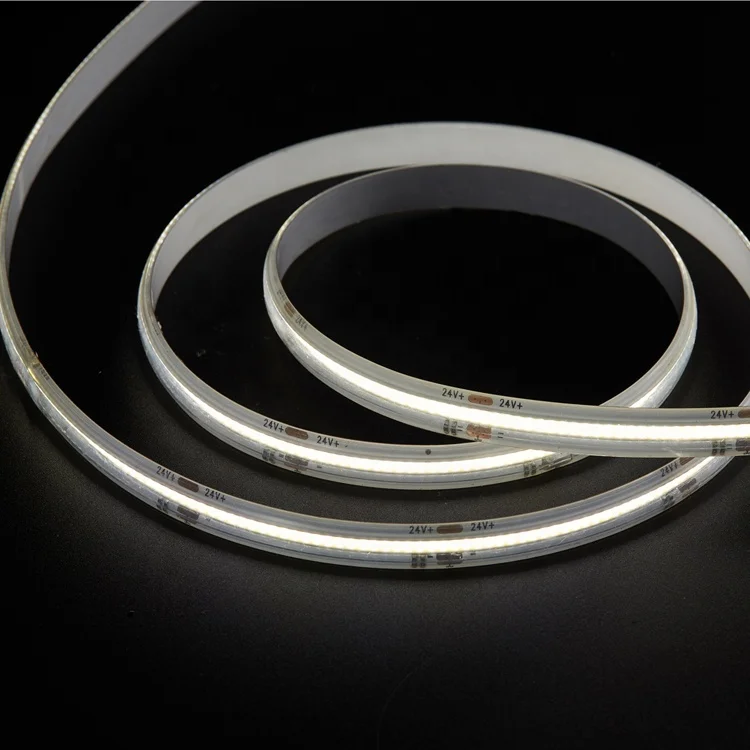 Flexible glare-free latest cob led strip lights pure white  available