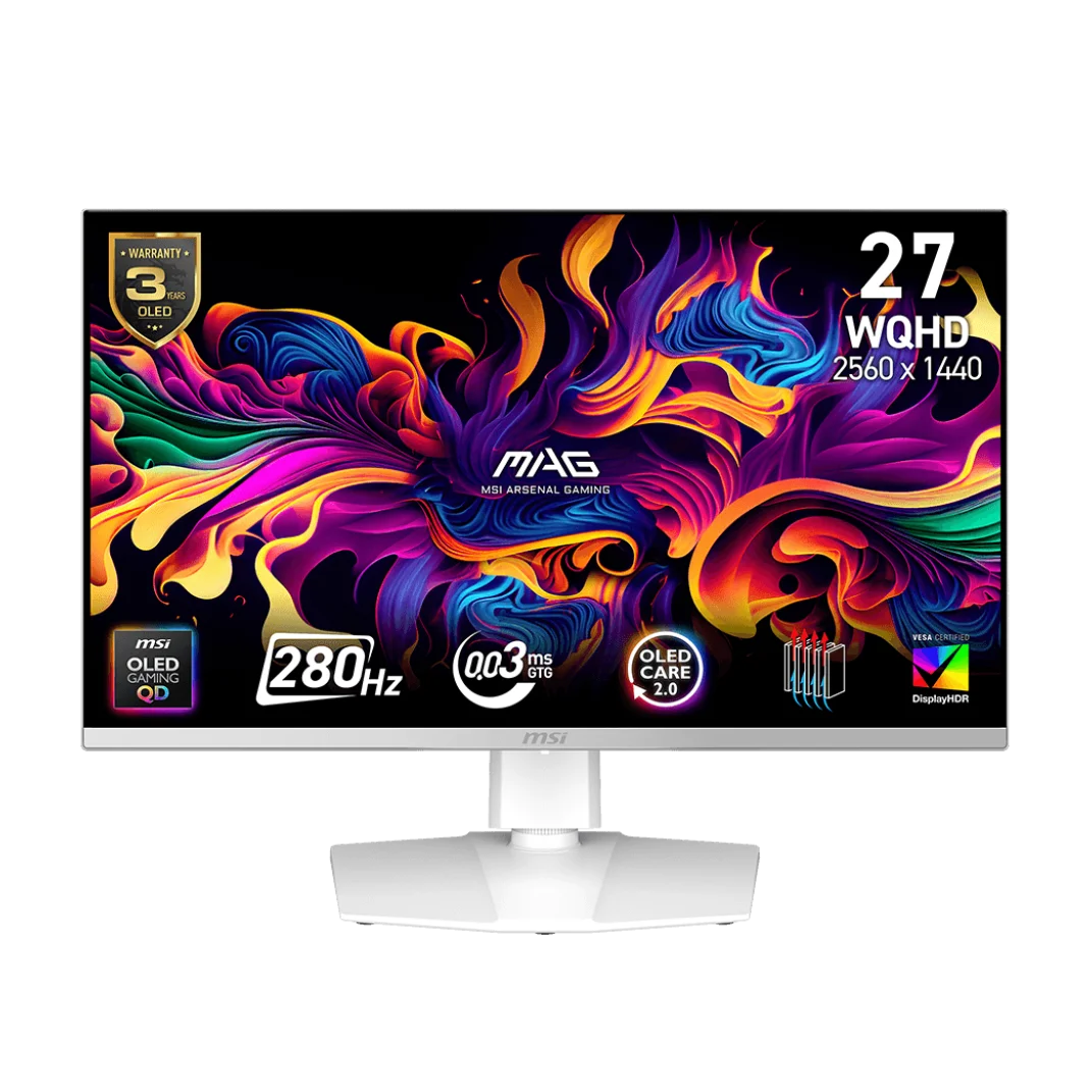 MAG 272QPW QD-OLED X28 27 Inch Gaming Monitor - 2K WQHD, Adaptive