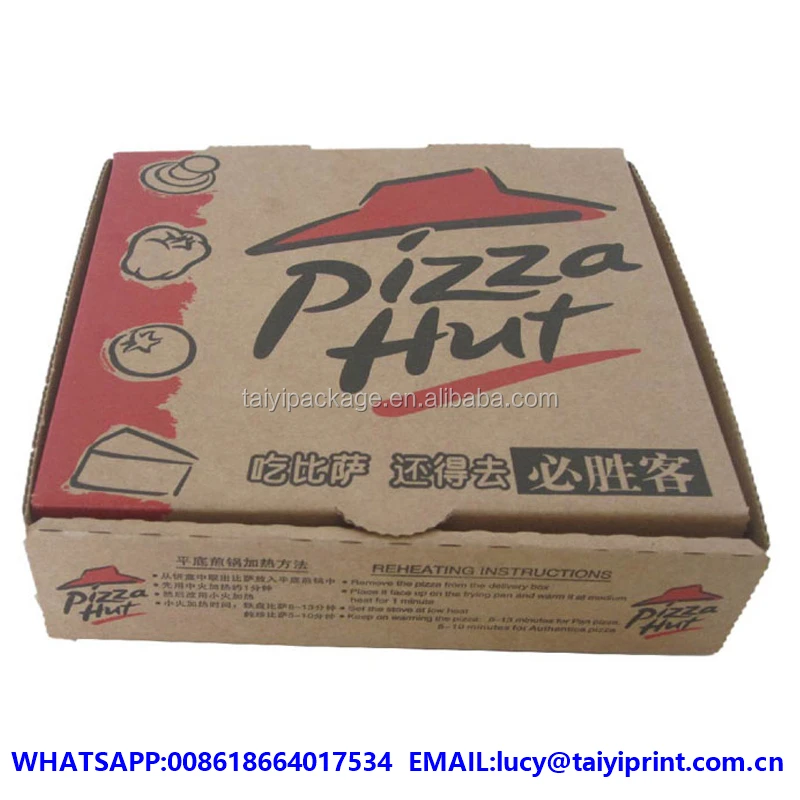 paper pizza slice box