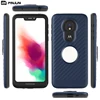 Hot New Inlay Iron Sheets Magnetic Car Mount Back Cover Round Block Mirror Phone Case For Motorola Moto G7 Power