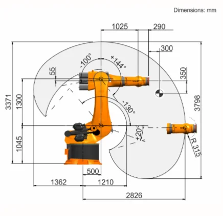 KR 360 R2830 cnc welding robot with welding gun cleaner and robot 6 axis for KUKA  industrial robot arm 