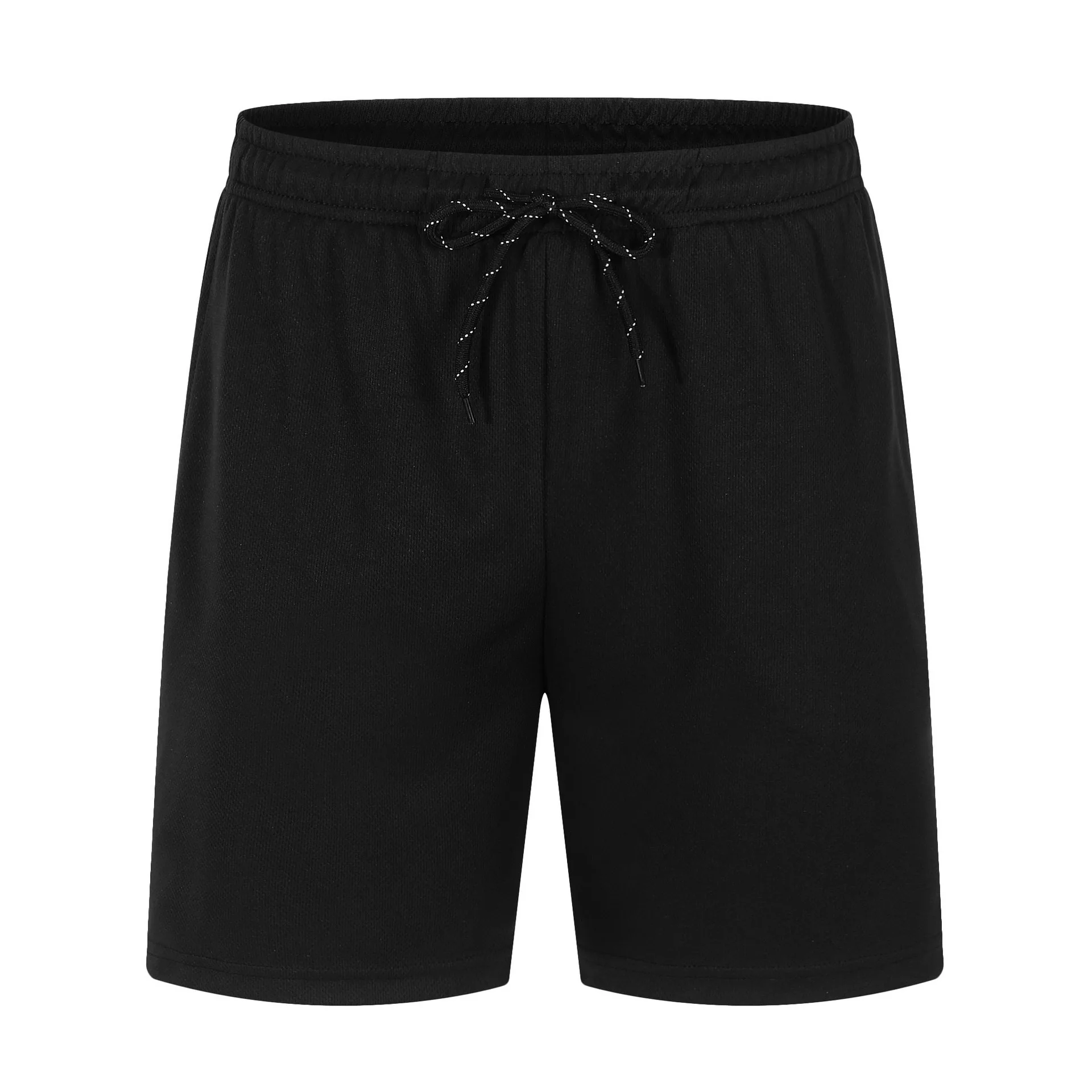 Schnelltrocknende Shorts für Herren in Volltonfarbe, reine Farbe, Strandmode, lässig, Sommer, Schwarz, Mann, Badeshorts, Großhandel581_voghion.com
