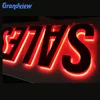 CBD storefront wall hanging led advertising signage sign lighted channel letters