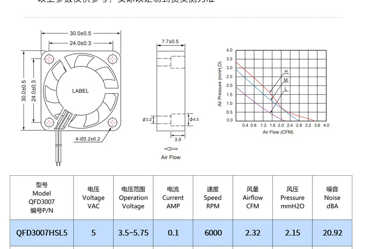 Oil Bearing, DC3007, 12V, 7mm - detail 6