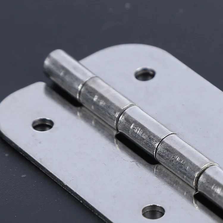 Square Satin Nickel Finish Radius Door Hinges Custom standard 3.5*3.5 inch door hinges steel gate hinges