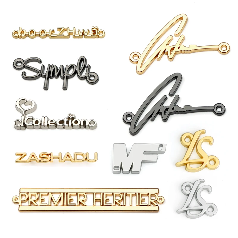 Fashion Bikini/swimwear Gold Custom Metal Clothing Labels,Durable Small ...