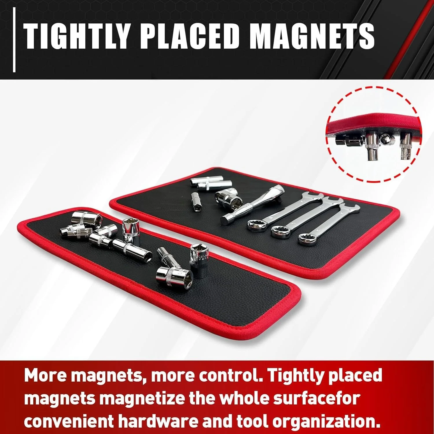 1/3pcs Magnetic Storage Mat Organizer Tool Holder Magnetic Tray Accessories for Screw Wrenches Screwdrivers Car Repair Tool