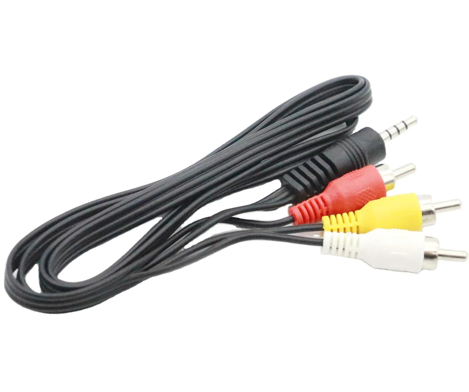 Onlyoa 3 Rca Video Cable Male To Male 3.5 Mm Aux Av Audio Cable And 4