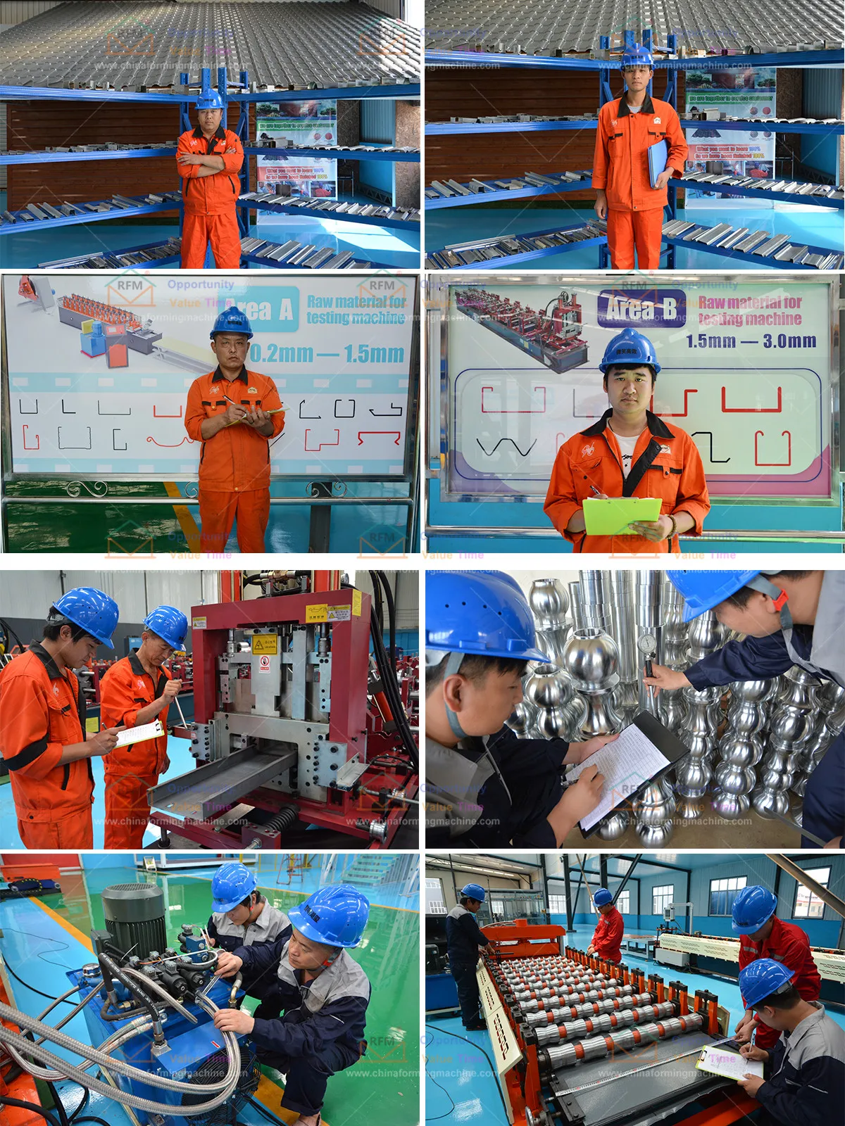 High Performance Corrugated Panel Zinc Aluminum Roofing Iron Sheets Roll Forming Making Machine