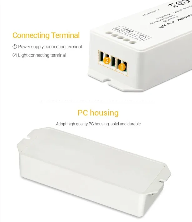 Dc24v 15a Mi.light Sys-t1 1-channel Host Controller 2.4ghz Wireless Sys ...