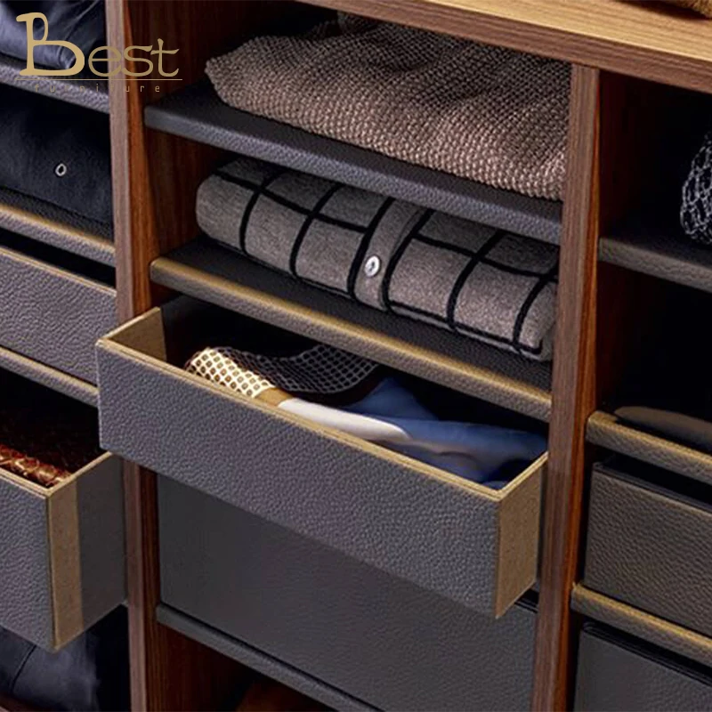 Modern Cloth Wardrobe Design Wooden Almirah Design Wooden Fabric Panel