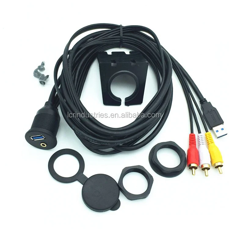 Aux to 3rca Female Cable