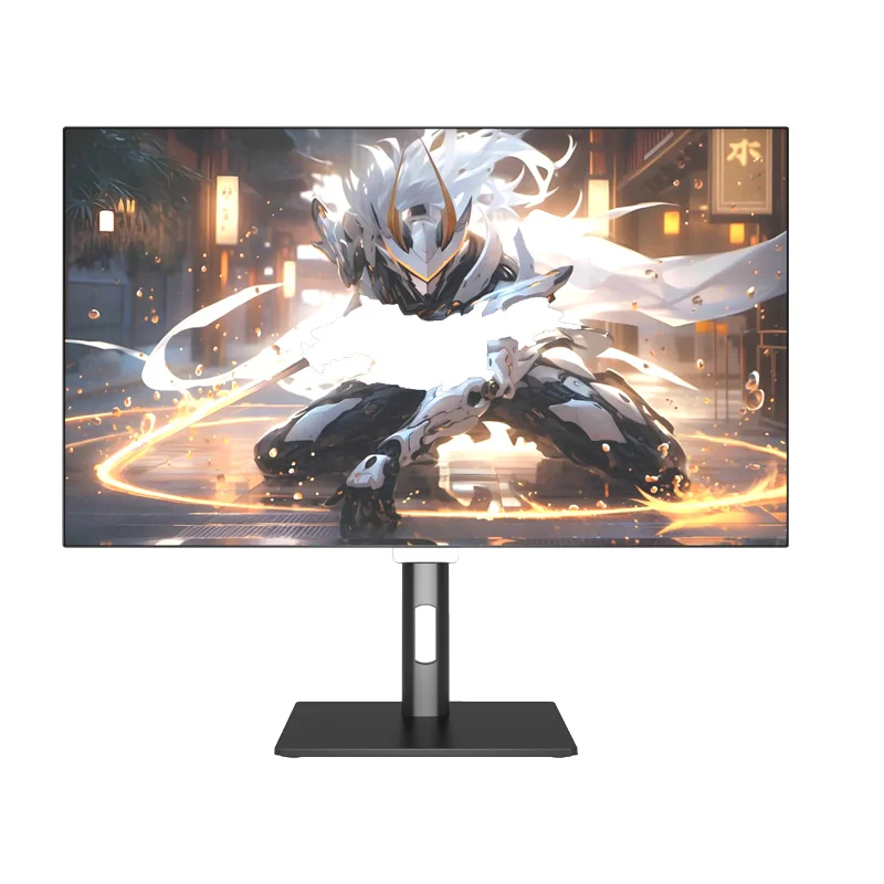 Side-by-side comparison of 1440p OLED and 4K IPS monitor showing motion blur and text clarity differences