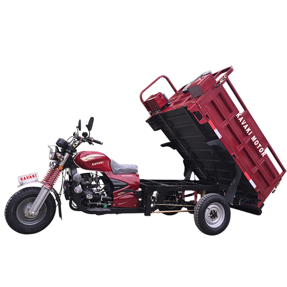 AGY winch supported 3 wheel trike/petrol motorcycle