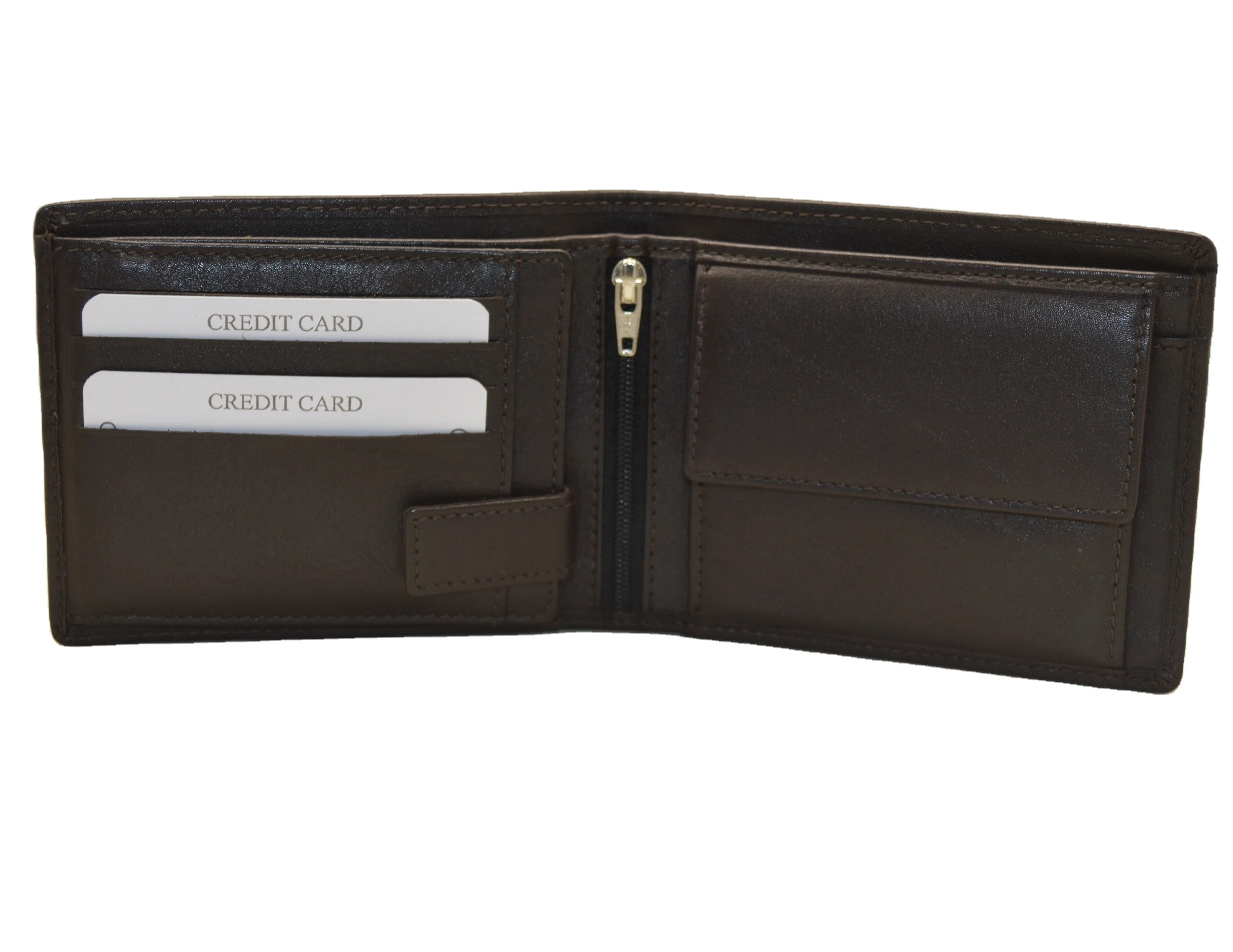 Mens Genuine Leather Trifold Wallet With Card Holder Pocket Wallet With