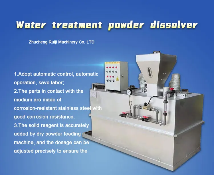 Alum Acid Floc Tank Flocculation Dosing System For Water Treatment