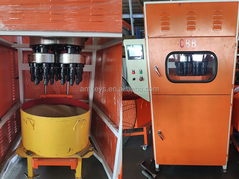 Abrasive Buffing Machine For Grinding And Polishing With Quick Release Fixture And Polishing