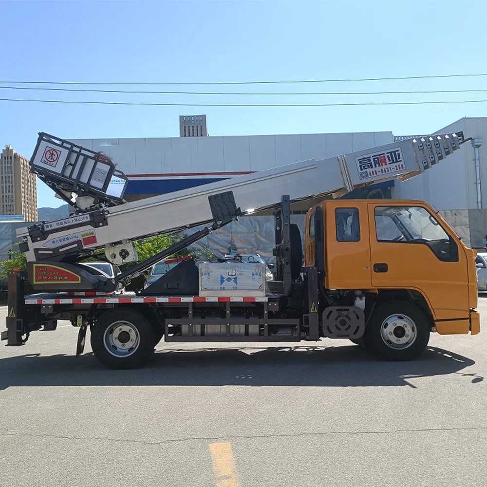 32m Ladder Lift Truck With Max. Loading Weight 400kg - Buy Ladder Lift ...