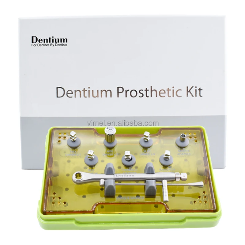 Dentium Prosthetic Kit 歯科用器具セット Original Dentium Dental Implant Wrench Kit - Manual Torque Tool