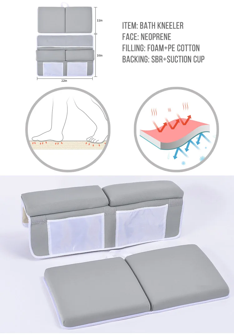 Custom Ultrasoft Memory Foam Baby Bath Kneeler With Elbow Rest Pad Set For Bathtime Buy Bath