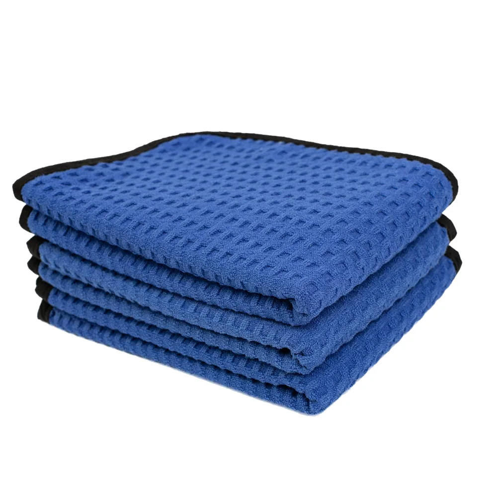 Window And Mirror Waffle Weave Cleaning Cloth Auto Care Microfiber Best