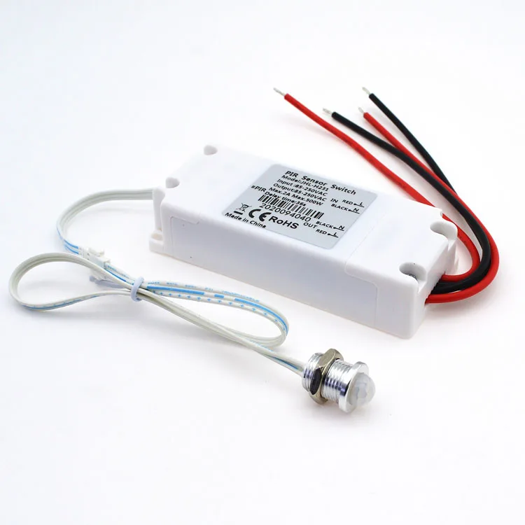 Ac110220v/pir Sensor Switch For Led Light Buy Double Pole