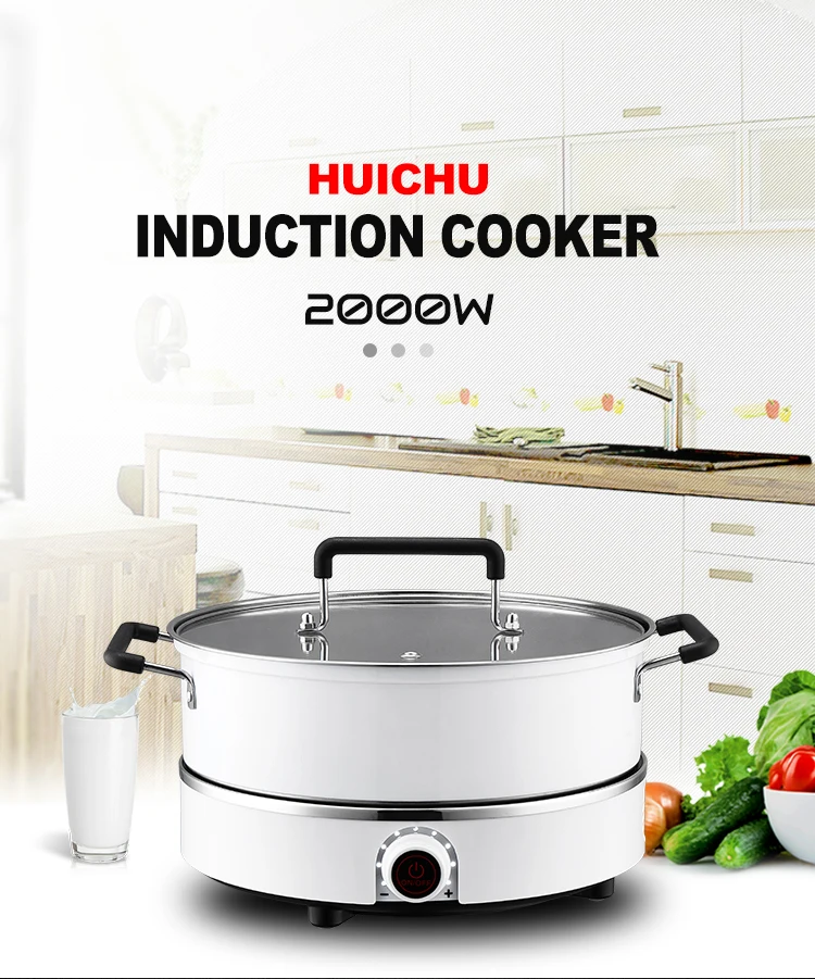China New Design Round Hot Pot Konb Control Electric Ovens Xiaomi