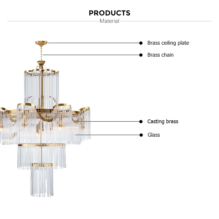 living room crystal pendant light