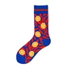 Design your own colorful ankle orange socks