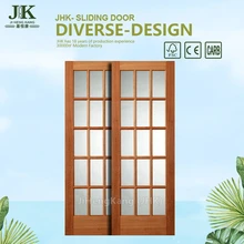 JHK овальная стеклянная входная дверь раздвижная душевая дверь с изогнутым стеклом