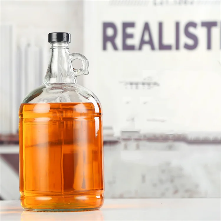 Empty Glass Syrup Bottles For Canning With Metal Lids Glass Maple Syrup Bottles California Red