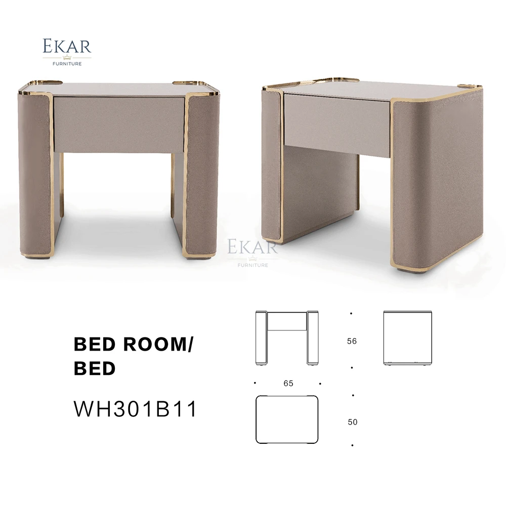 product ekar furniture high end luxury nightstand modern furniture household bedroom bedside-65