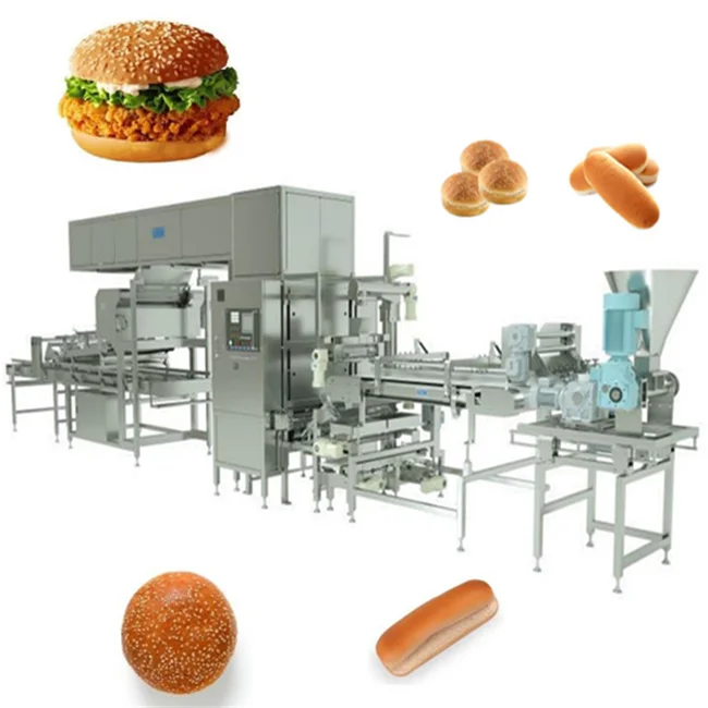 Hamburger Bun Making Machine/bread Production Line Price Buy Hotsale Automatic Complete Bread