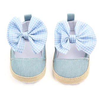 Beautiful Bow-knot Lace Soft Sole Wholesale Baby Girls Shoes for Sale 2025 supplier