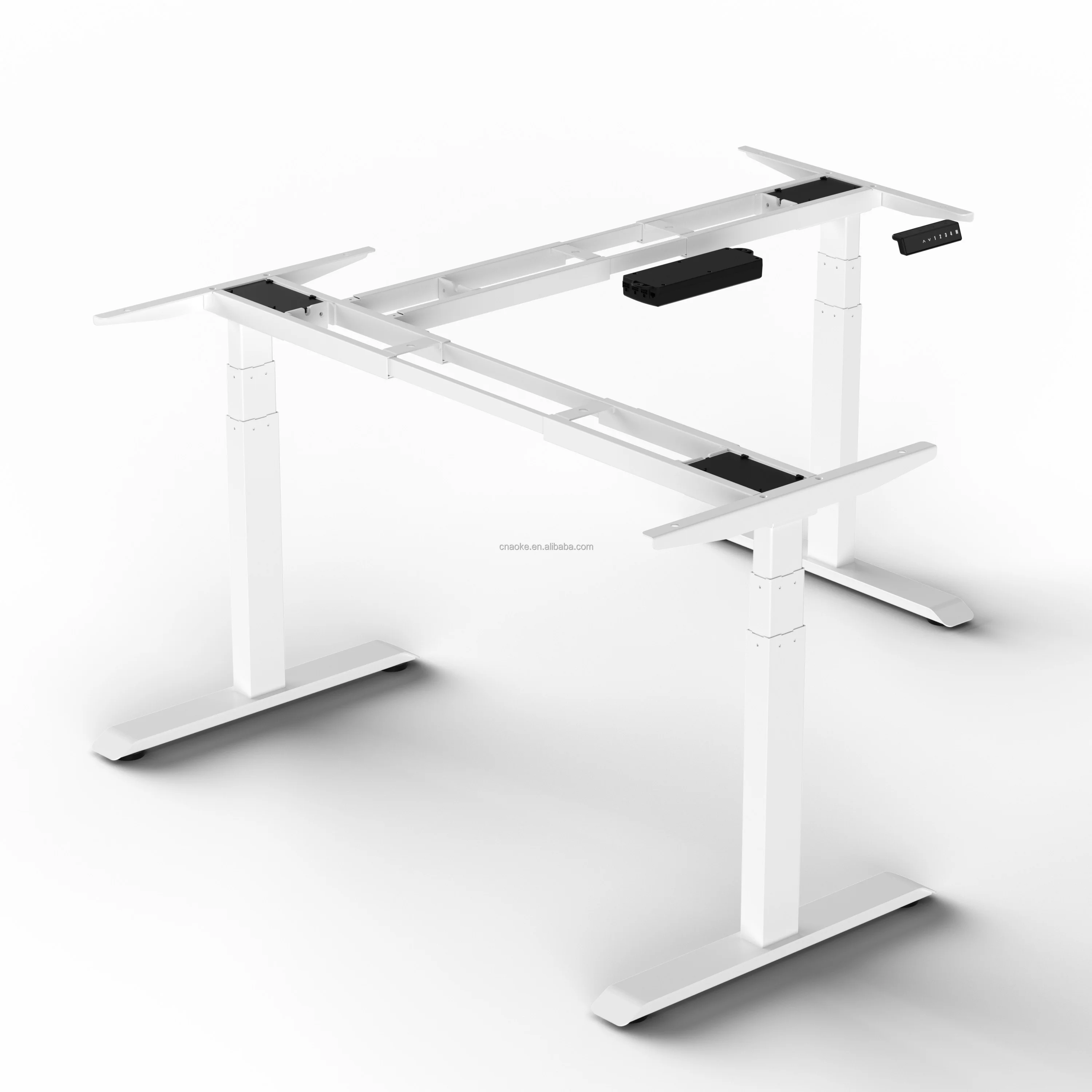 Customized Twoperson Screen Double Workstation Desk One Column Office Desk With Drafting Table