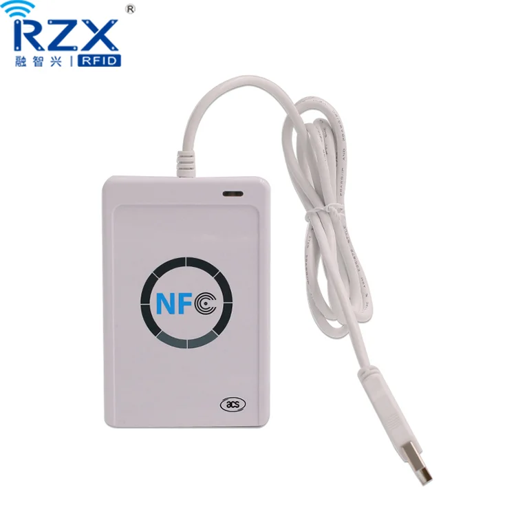 ACR122S USB NFC Contactless Smart Card Reader Writer with 5pcs Cards RS232 RFID 