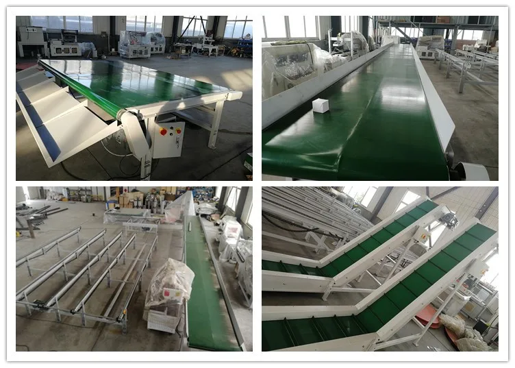 Uc-105 Series Powered Belt Conveyor With Pvc Belt And Steel Channel ...
