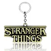 New Stranger Things 3 Colors Letter Car Bag Keyring Pendants Fashion Accesorios Keychain