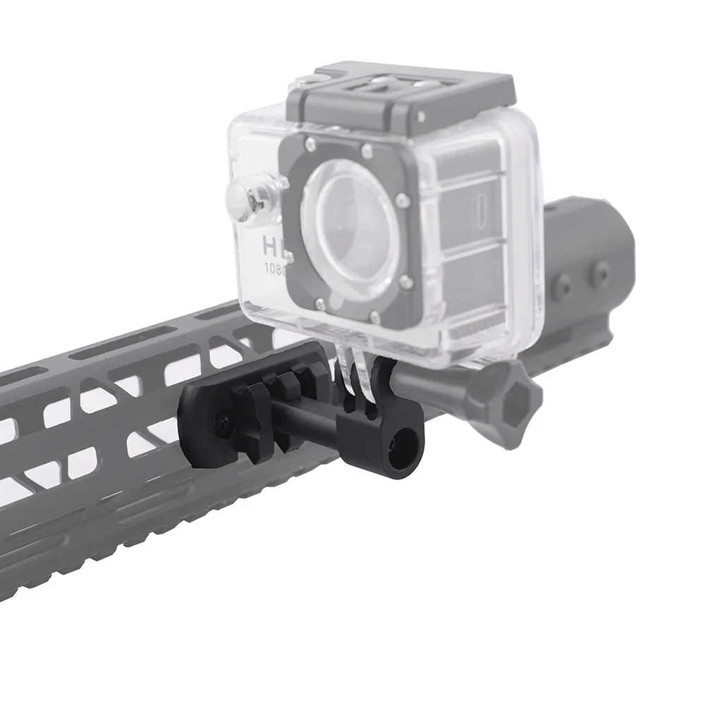 Jialitte Mlok Action Camera Mount 2 In 1 Side Gun Rail Mount For Mlok