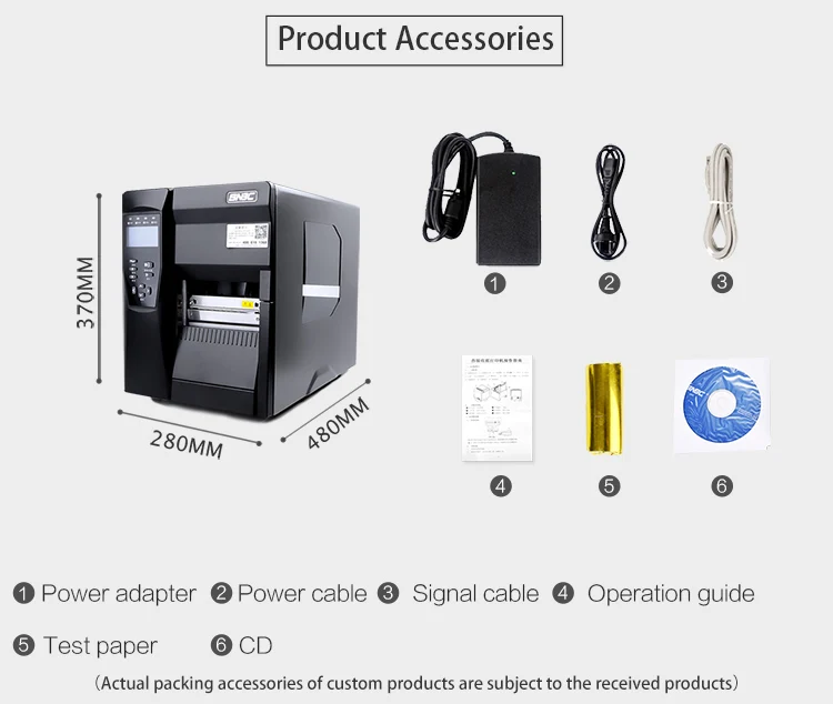 Powerful Mainboard With High Security And Stability Vinyl Wash Care Portable Label Printer Rfid Printer Label
