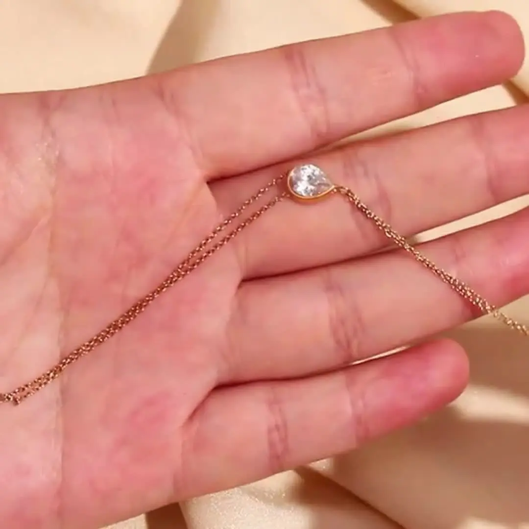 Lateefah Wholesale Couple Forever Magnetic Heart Necklace CE