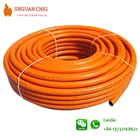 Cnjg 中国メーカーの供給 5/16 インチ柔軟なソフト繊維強化オレンジ pvc lpg ガスホースパイプガスストーブとシリンダー
