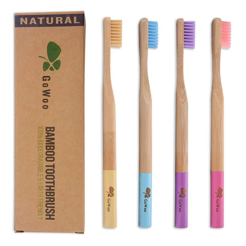 

Go wood bamboo toothbrush,100 Pieces, Customized color