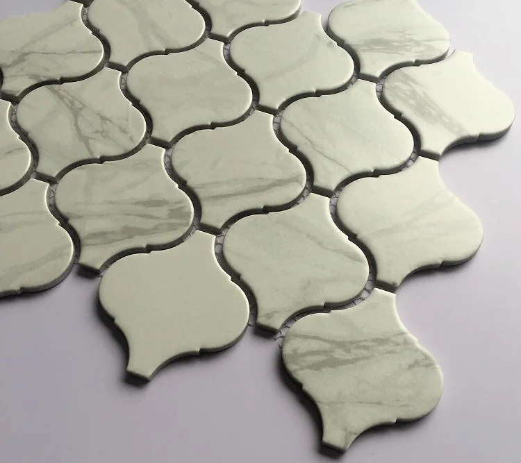 Hot selling lantern ceramic mosaic porcelain tile for bathroom and kitchen Foshan China